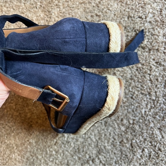 CHLOE Navy Blue Lauren Espadrilles size 38 - Picture 5 of 10